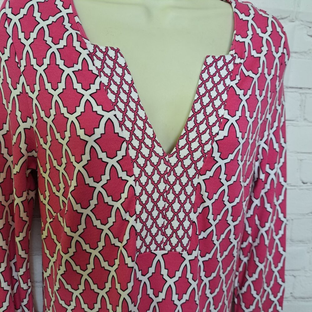 Crown & Ivy Comfy Geometric Beachy Casual Dress Size Small - Picture 5 of 10